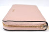 Authentic FURLA Vintage Long wallet Leather Pink Beige Junk Box K9612