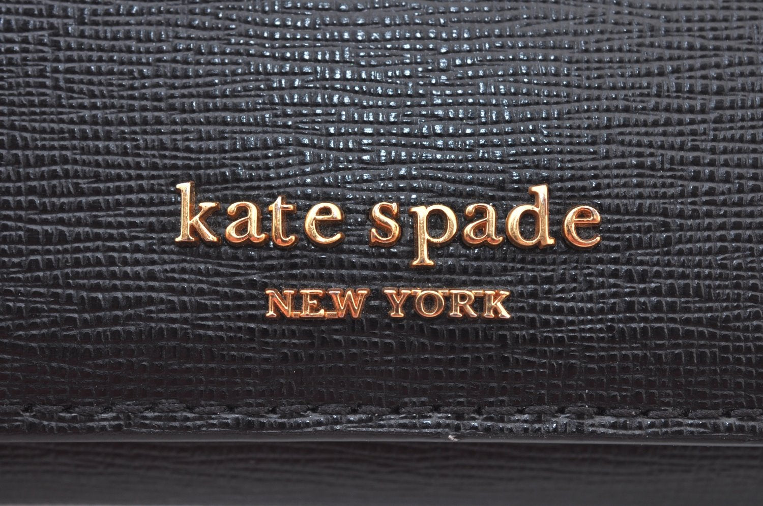 Authentic kate spade Key case Leather Black Box K9613