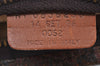 Authentic ETRO Clutch Bag PVC Leather Brown Junk K9615