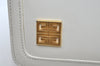 Authentic GIVENCHY Leather Shoulder Cross Body Bag White Junk K9618