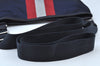 Authentic BALLY Nylon Shoulder Cross Body Bag Navy Blue K9624