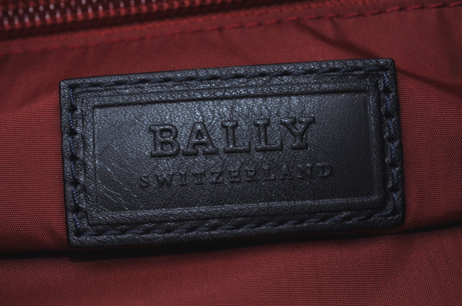 Authentic BALLY Nylon Shoulder Cross Body Bag Navy Blue K9624