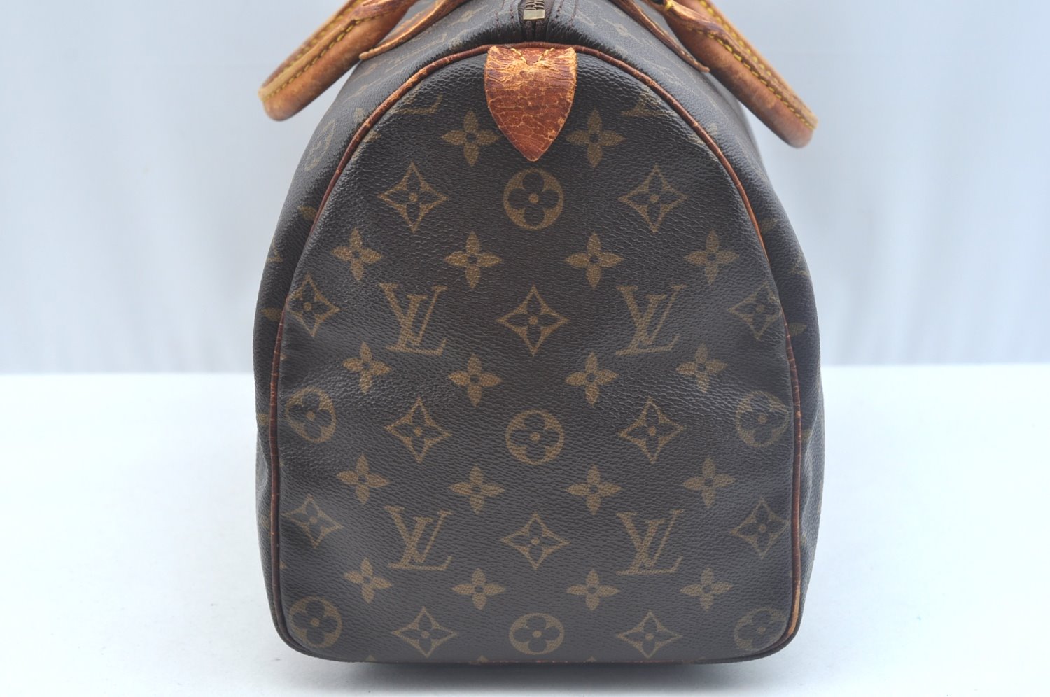 Authentic Louis Vuitton Monogram Speedy 35 Hand Boston Bag M41524 LV K9632