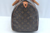 Authentic Louis Vuitton Monogram Speedy 35 Hand Boston Bag M41524 LV K9632