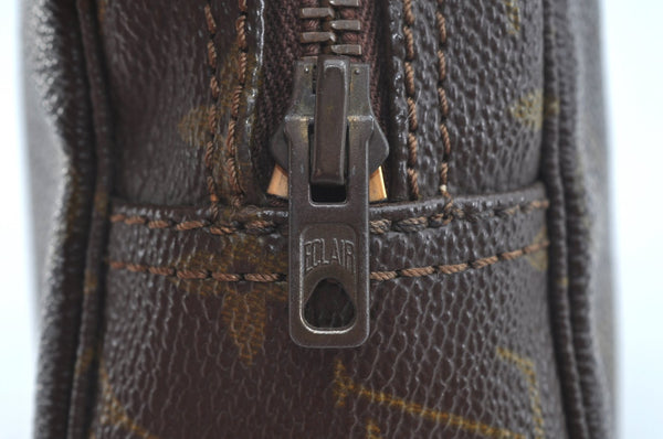 Auth Louis Vuitton Monogram Trousse Toilette 18 Clutch Hand Bag Old Model K9633