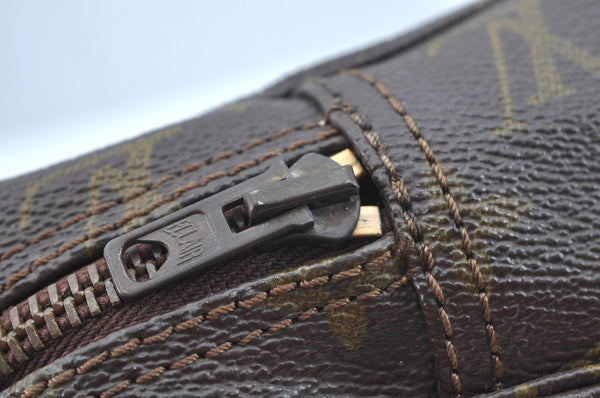 Auth Louis Vuitton Monogram Trousse Toilette 18 Clutch Hand Bag Old Model K9633