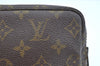 Auth Louis Vuitton Monogram Trousse Toilette 18 Clutch Hand Bag Old Model K9633
