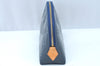 Auth Louis Vuitton Monogram Vernis Pochette Cosmetic Pouch Blue M90052 LV K9634
