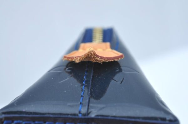 Auth Louis Vuitton Monogram Vernis Pochette Cosmetic Pouch Blue M90052 LV K9634