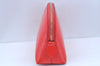 Authentic Louis Vuitton Epi Pochette Cosmetic Pouch Purse Red M41114 LV K9635