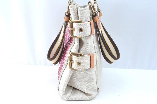 Authentic Louis Vuitton Cruise Line Globe Shopper PM Tote Bag M95115 Red K9636