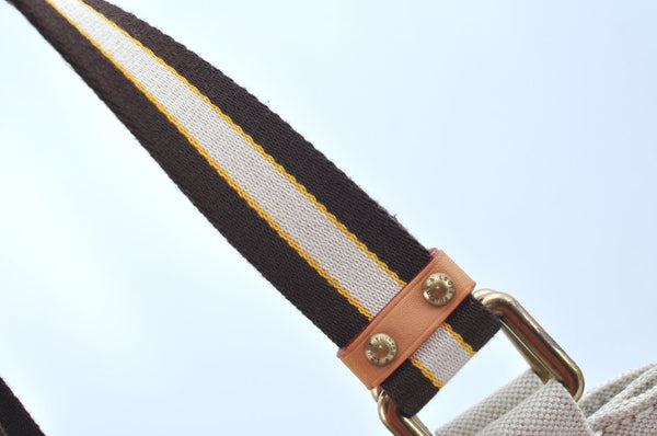 Authentic Louis Vuitton Cruise Line Globe Shopper PM Tote Bag M95115 Red K9636