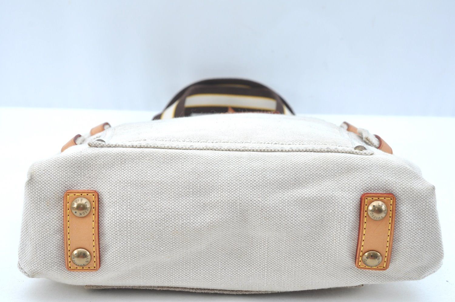 Authentic Louis Vuitton Cruise Line Globe Shopper PM Tote Bag M95115 Red K9636