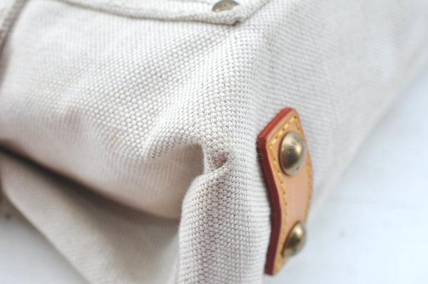 Authentic Louis Vuitton Cruise Line Globe Shopper PM Tote Bag M95115 Red K9636