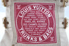 Authentic Louis Vuitton Cruise Line Globe Shopper PM Tote Bag M95115 Red K9636