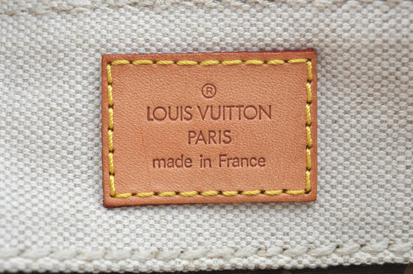 Authentic Louis Vuitton Cruise Line Globe Shopper PM Tote Bag M95115 Red K9636