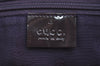 Authentic GUCCI Hand Bag GG Canvas Enamel Brown K9645