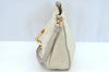 Authentic PRADA Nylon Tessuto Leather Shoulder Bag White K9647