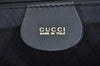 Authentic GUCCI Bamboo Backpack Leather Black K9650