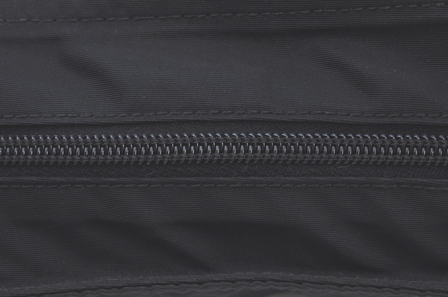 Authentic PRADA Nylon Tessuto Leather Tote Hand Bag Black K9653