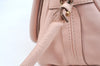 Auth Chloe Paraty Small 2Way Shoulder Hand Bag Purse Leather Pink Beige K9654