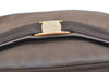 Authentic Salvatore Ferragamo Vara Shoulder Cross Bag Leather Brown K9656