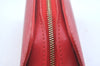 Authentic Louis Vuitton Epi Dauphine Cosmetic Pouch Red M48447 LV K9658