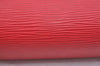 Authentic Louis Vuitton Epi Dauphine Cosmetic Pouch Red M48447 LV K9658