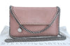 Auth Stella McCartney Falabella chain shoulder cross body bag Leather Pink K9659