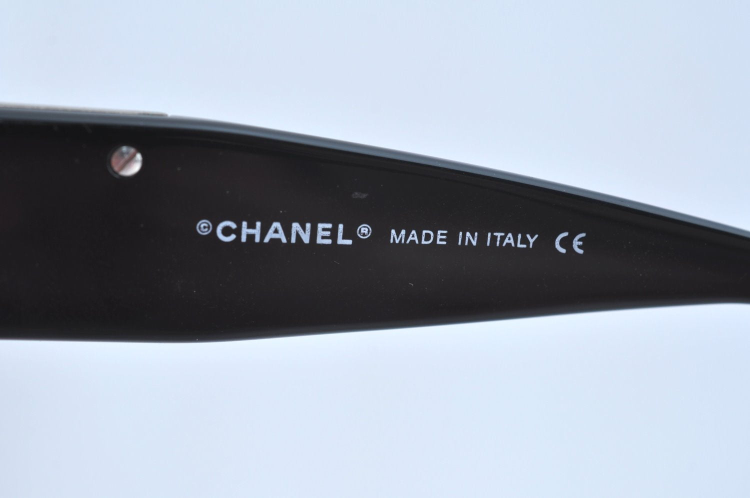 Authentic CHANEL Sunglasses Rhinestone CC Logos CoCo Mark Black K9661