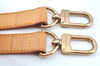 Authentic Louis Vuitton Leather Shoulder Strap Beige 35.8-42.9" LV K9663