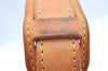 Authentic Louis Vuitton Leather Shoulder Strap Beige 35.8-42.9" LV K9663