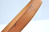 Authentic Louis Vuitton Leather Shoulder Strap Beige 35.8-42.9" LV K9663