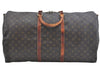 Authentic Louis Vuitton Monogram Keepall Bandouliere 60 M41412 Boston Bag K9665