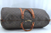 Authentic Louis Vuitton Monogram Keepall Bandouliere 60 M41412 Boston Bag K9665