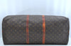 Authentic Louis Vuitton Monogram Keepall Bandouliere 60 M41412 Boston Bag K9665