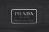 Authentic PRADA Nylon Tessuto Leather Backpack Khaki K9667