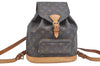Authentic Louis Vuitton Monogram Montsouris MM Backpack M51136 LV K9669