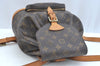 Authentic Louis Vuitton Monogram Montsouris MM Backpack M51136 LV K9669