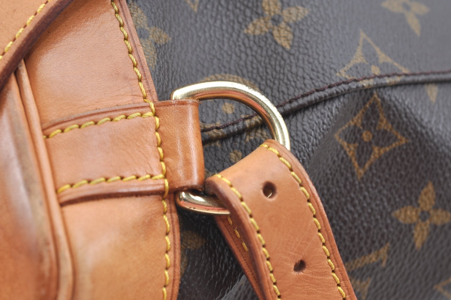 Authentic Louis Vuitton Monogram Montsouris MM Backpack M51136 LV K9669