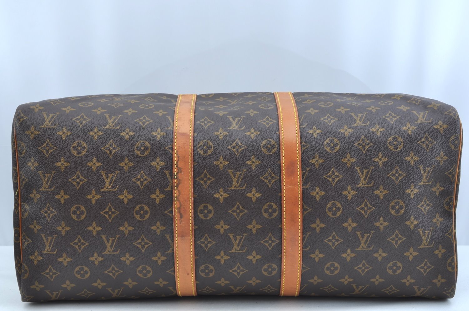 Authentic Louis Vuitton Monogram Keepall 55 Travel Boston Bag M41424 LV K9673