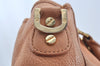 Authentic TORY BURCH Ella Leather Shoulder Tote Bag Brown K9675