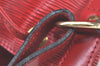 Authentic Louis Vuitton Epi Petit Noe Shoulder Drawstring Bag M44107 Red K9678