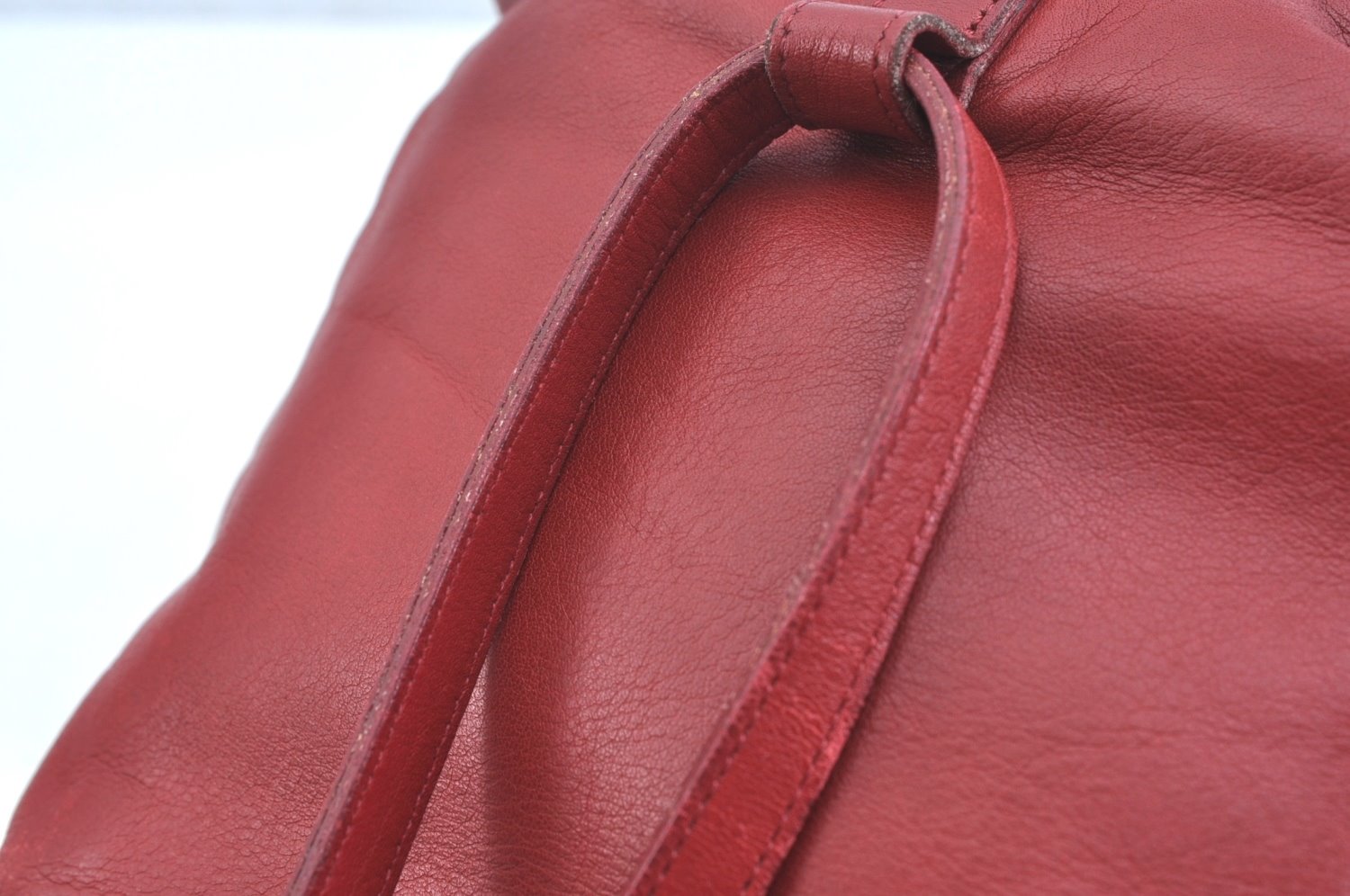 Authentic COACH Backpack Leather Red K9684