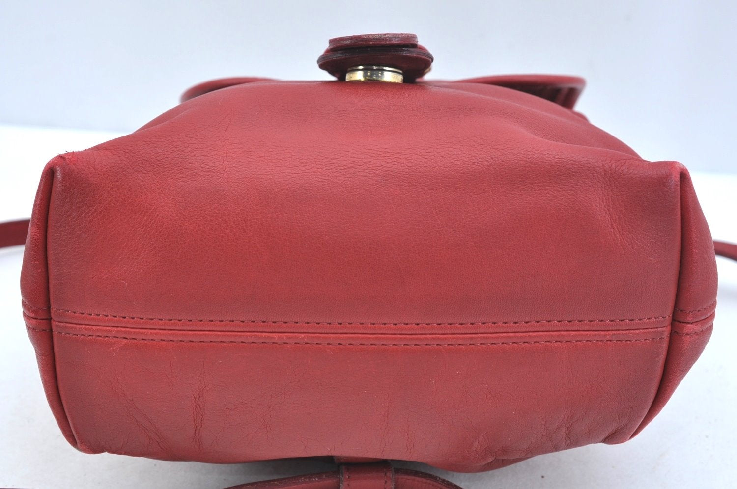 Authentic COACH Backpack Leather Red K9684