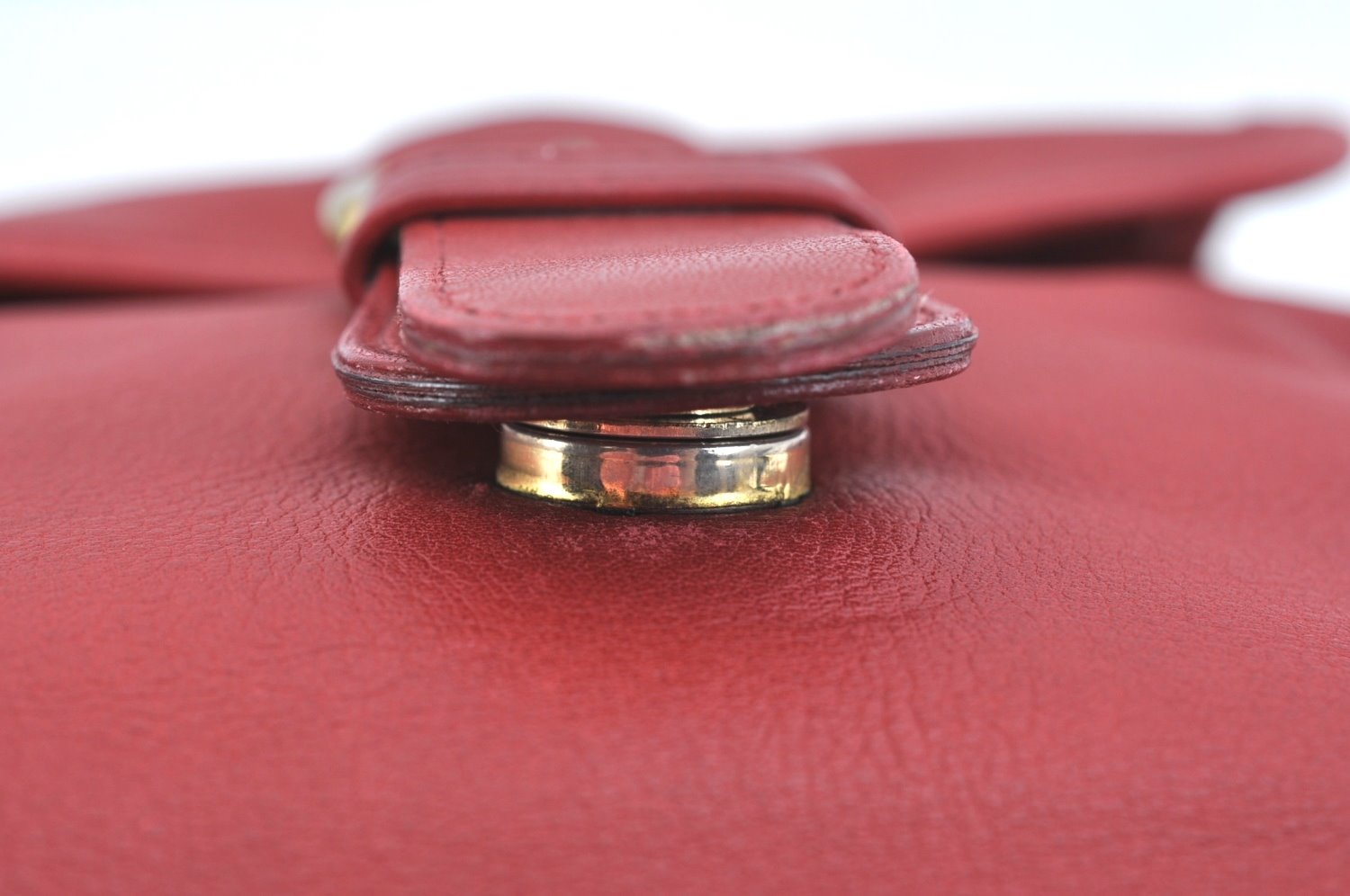 Authentic COACH Backpack Leather Red K9684
