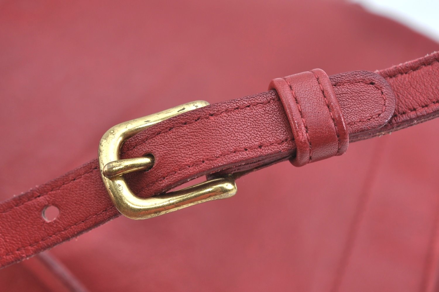 Authentic COACH Backpack Leather Red K9684