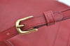 Authentic COACH Backpack Leather Red K9684