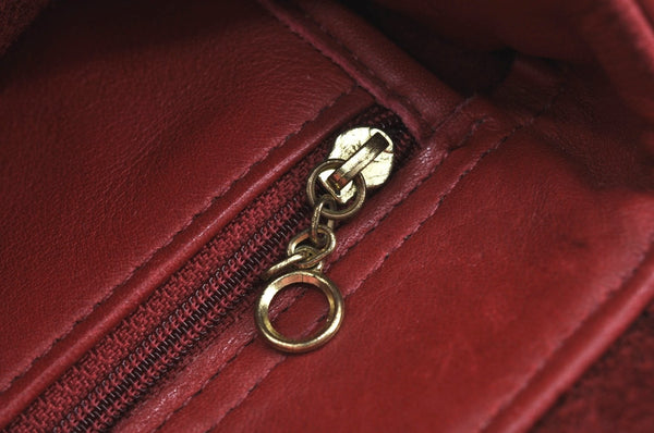 Authentic COACH Backpack Leather Red K9684