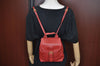 Authentic COACH Backpack Leather Red K9684